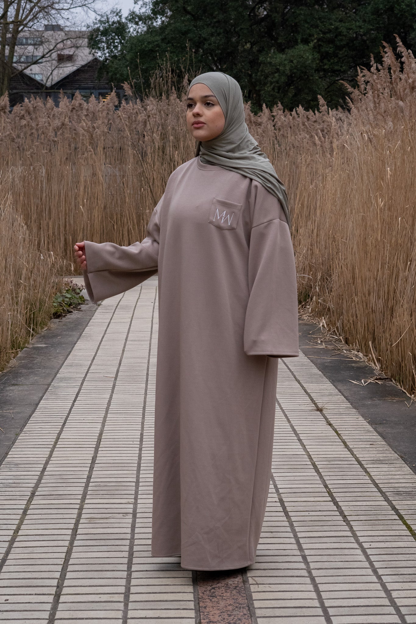La robe taupe