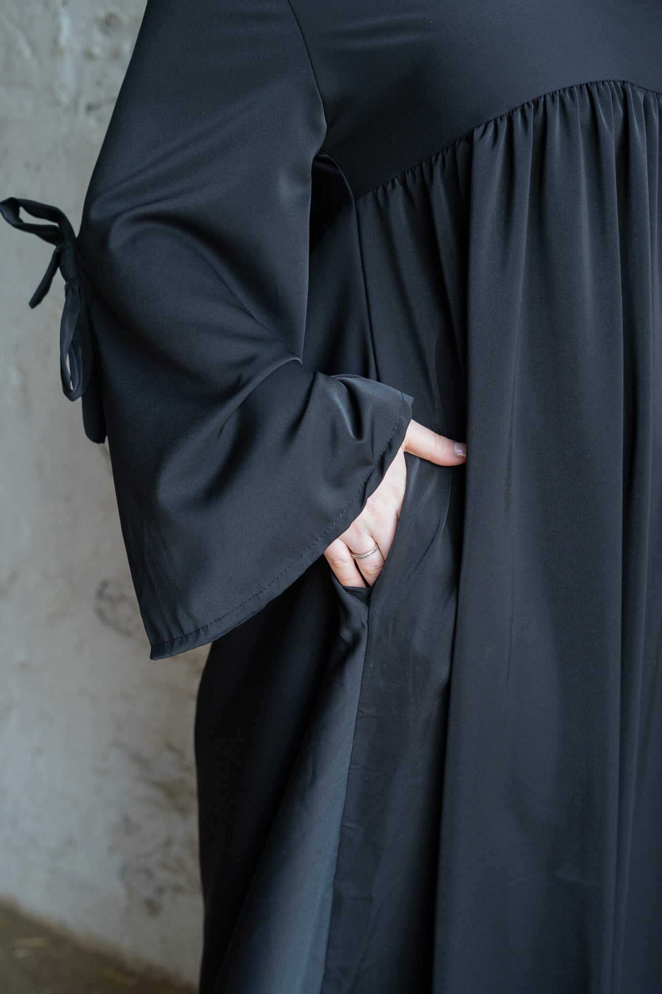 La robe fluide noir