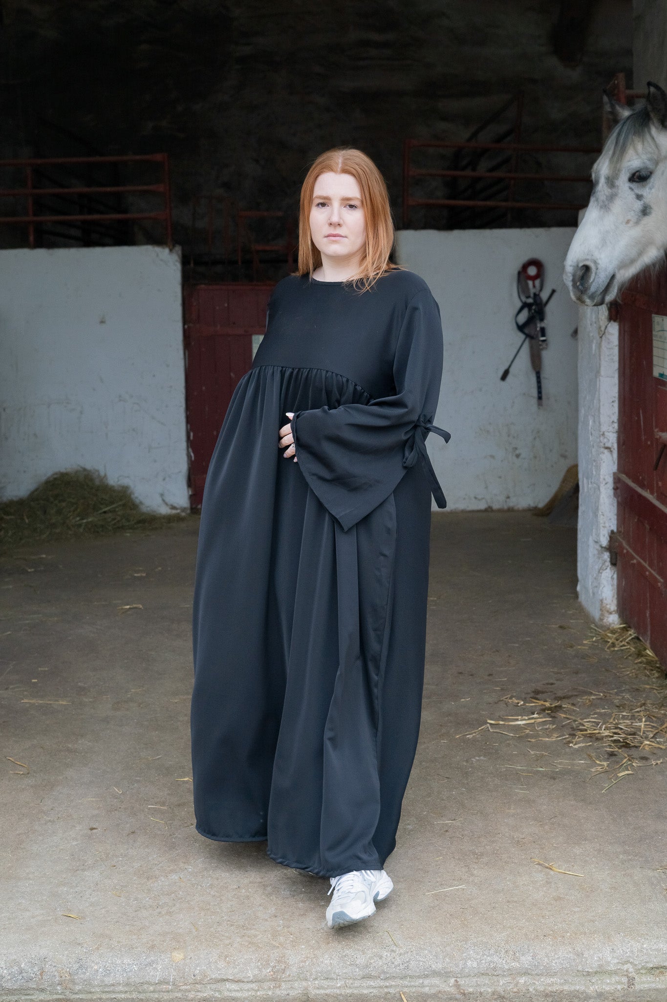 La robe fluide noir