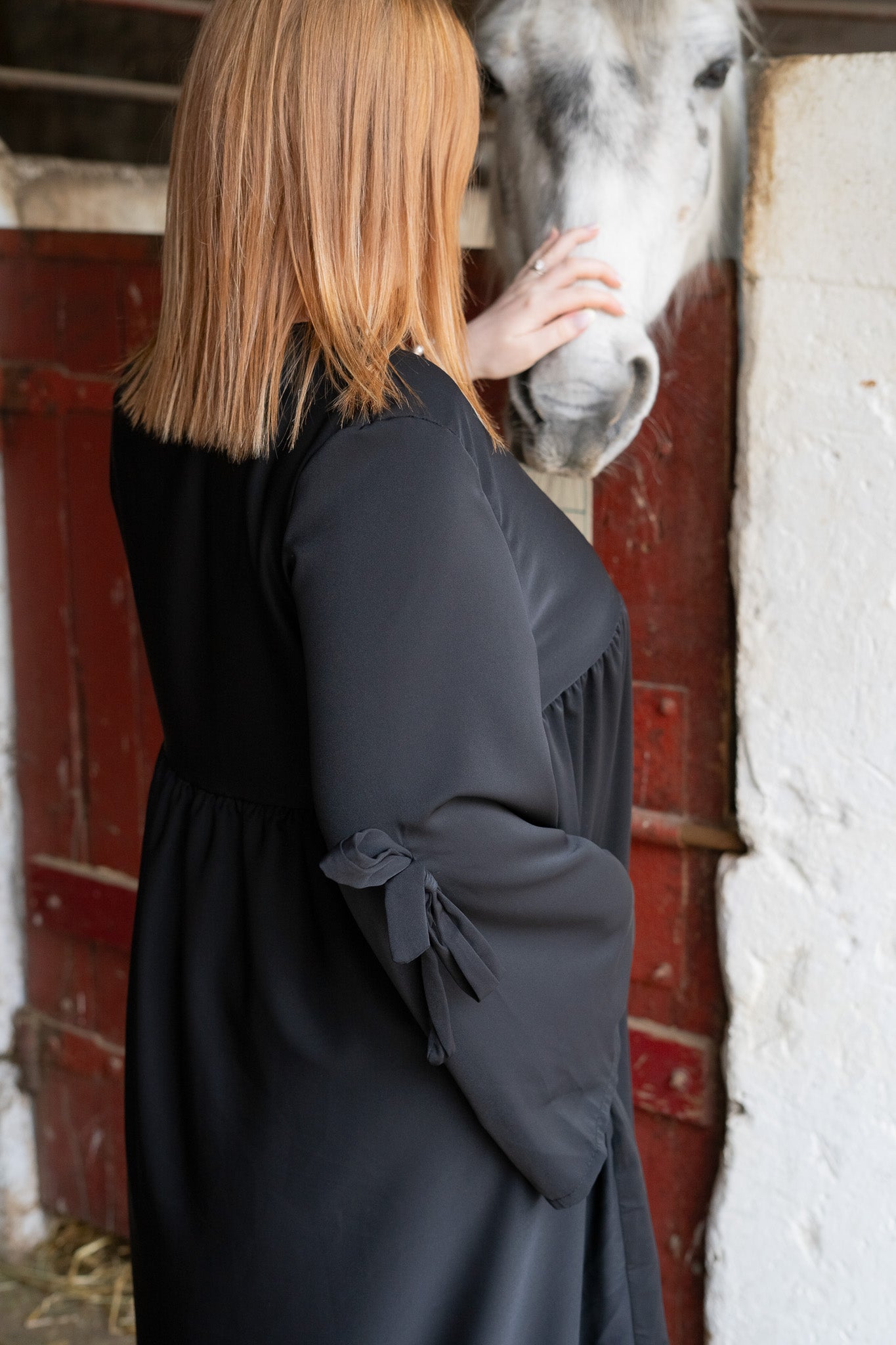 La robe fluide noir