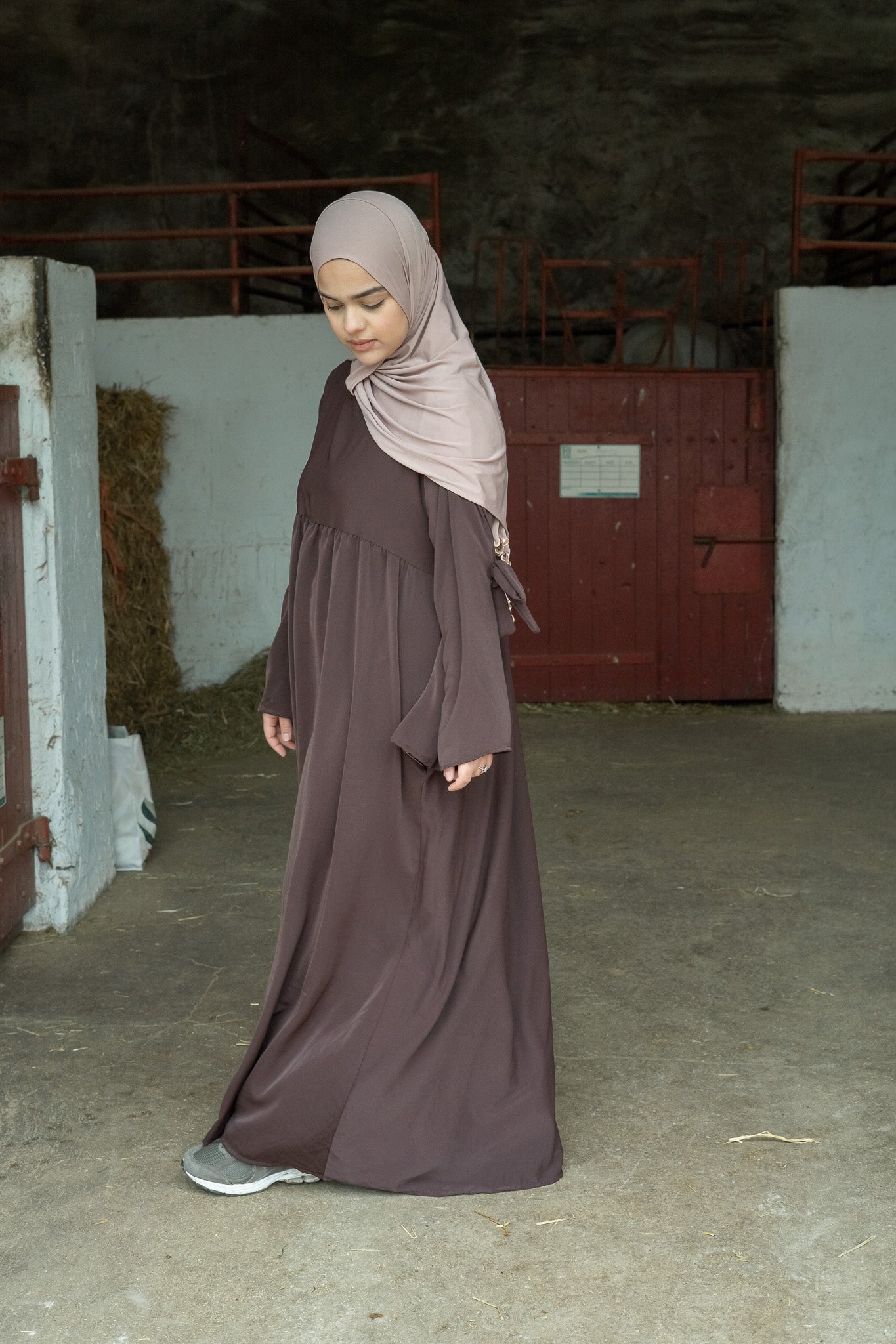 La robe fluide chocolat