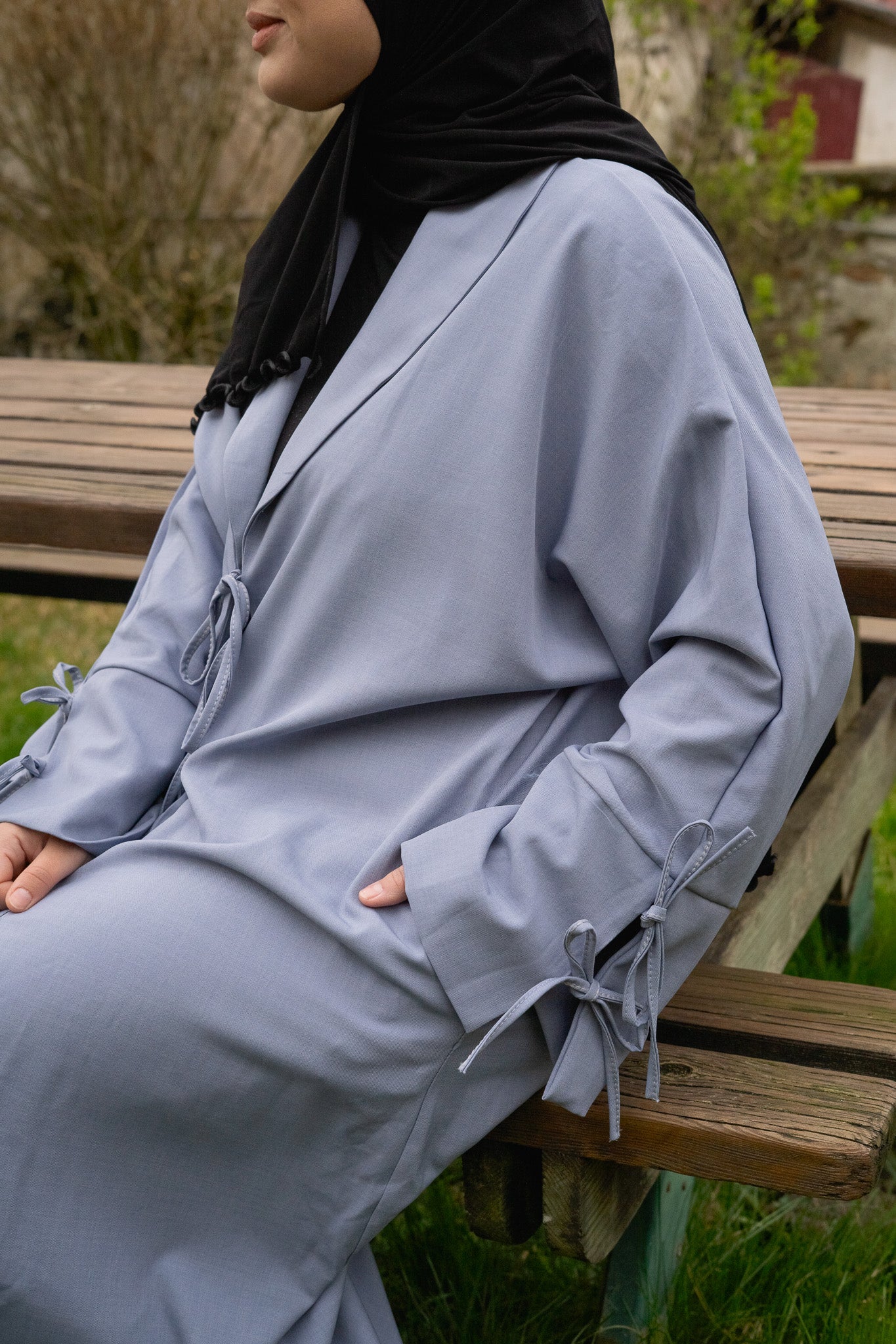 Le kimono noeuds bleu