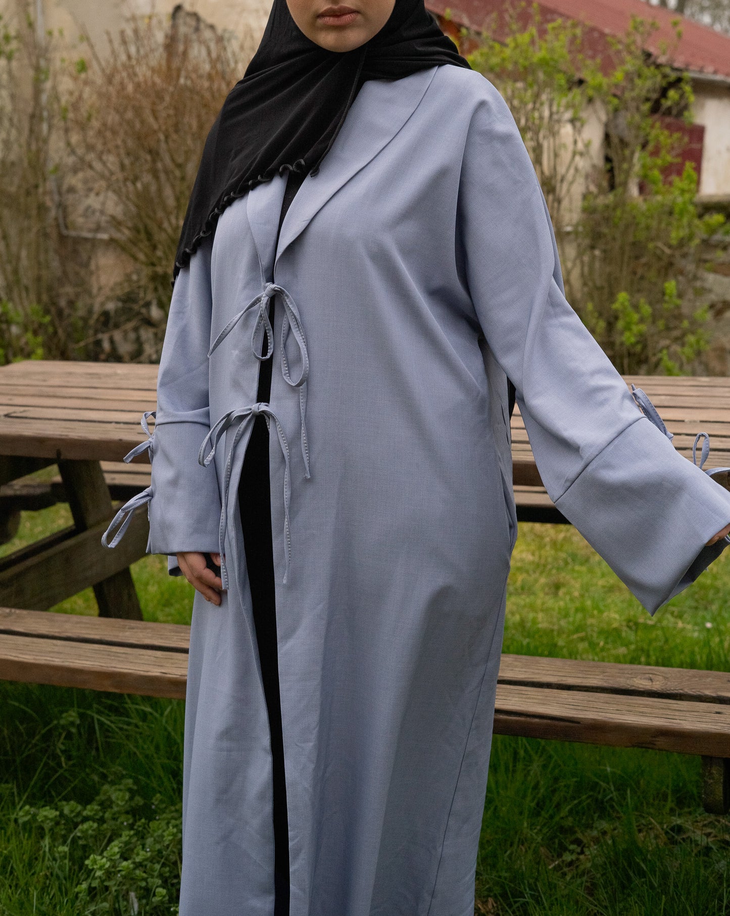 Le kimono noeuds bleu