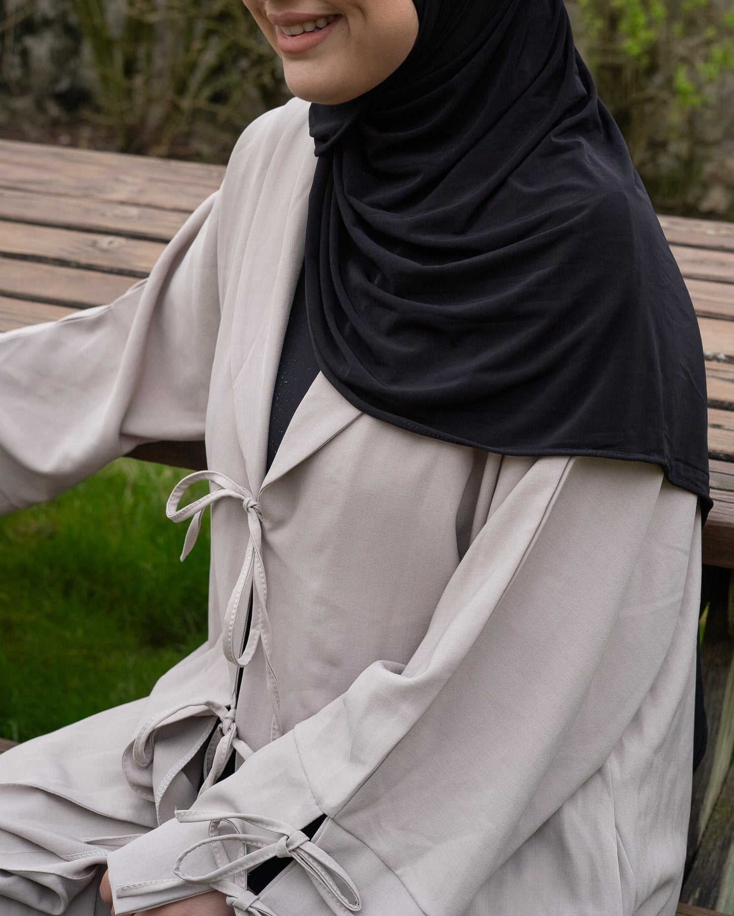 Le kimono noeuds beige