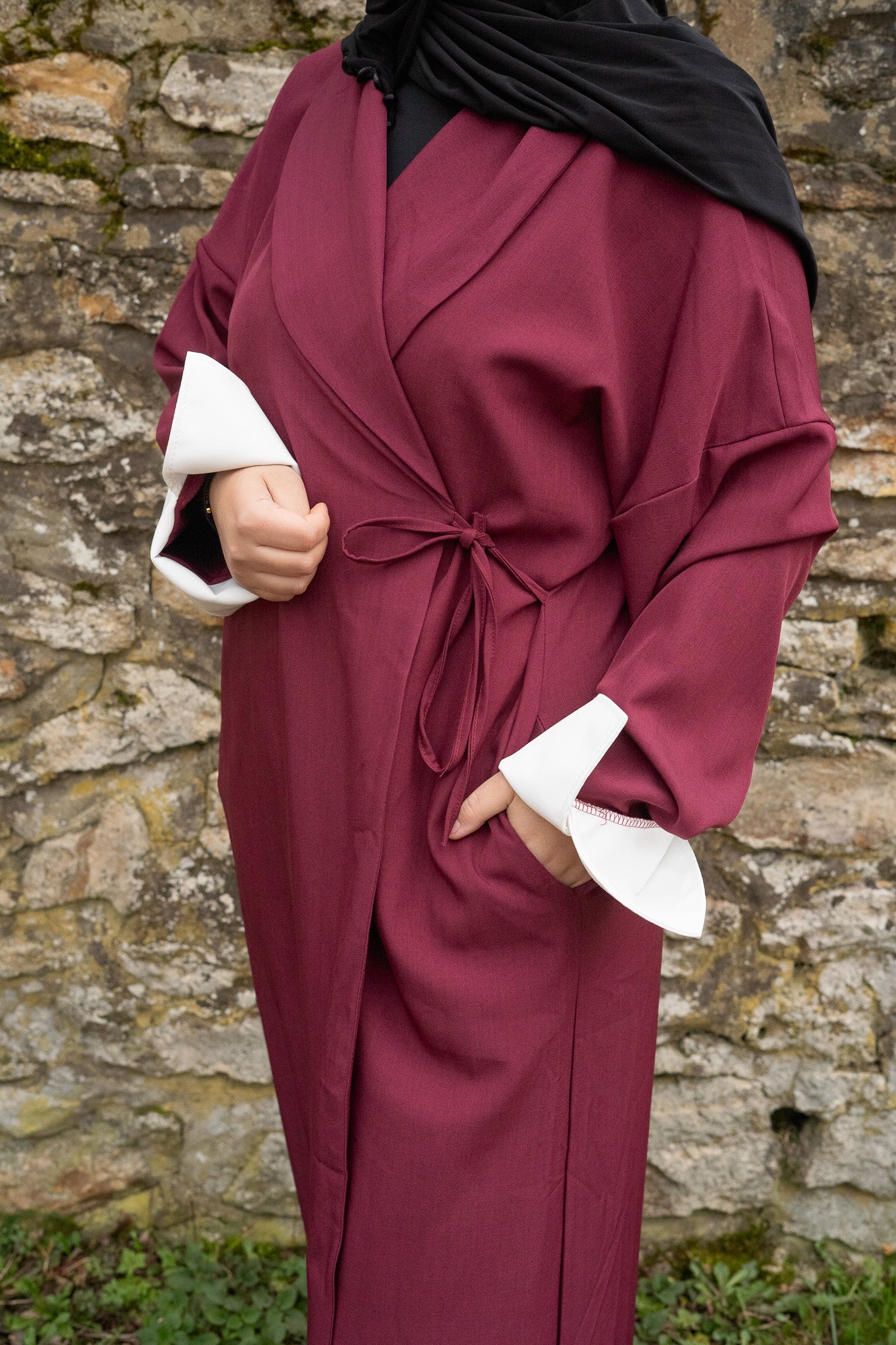 Le kimono bordeaux