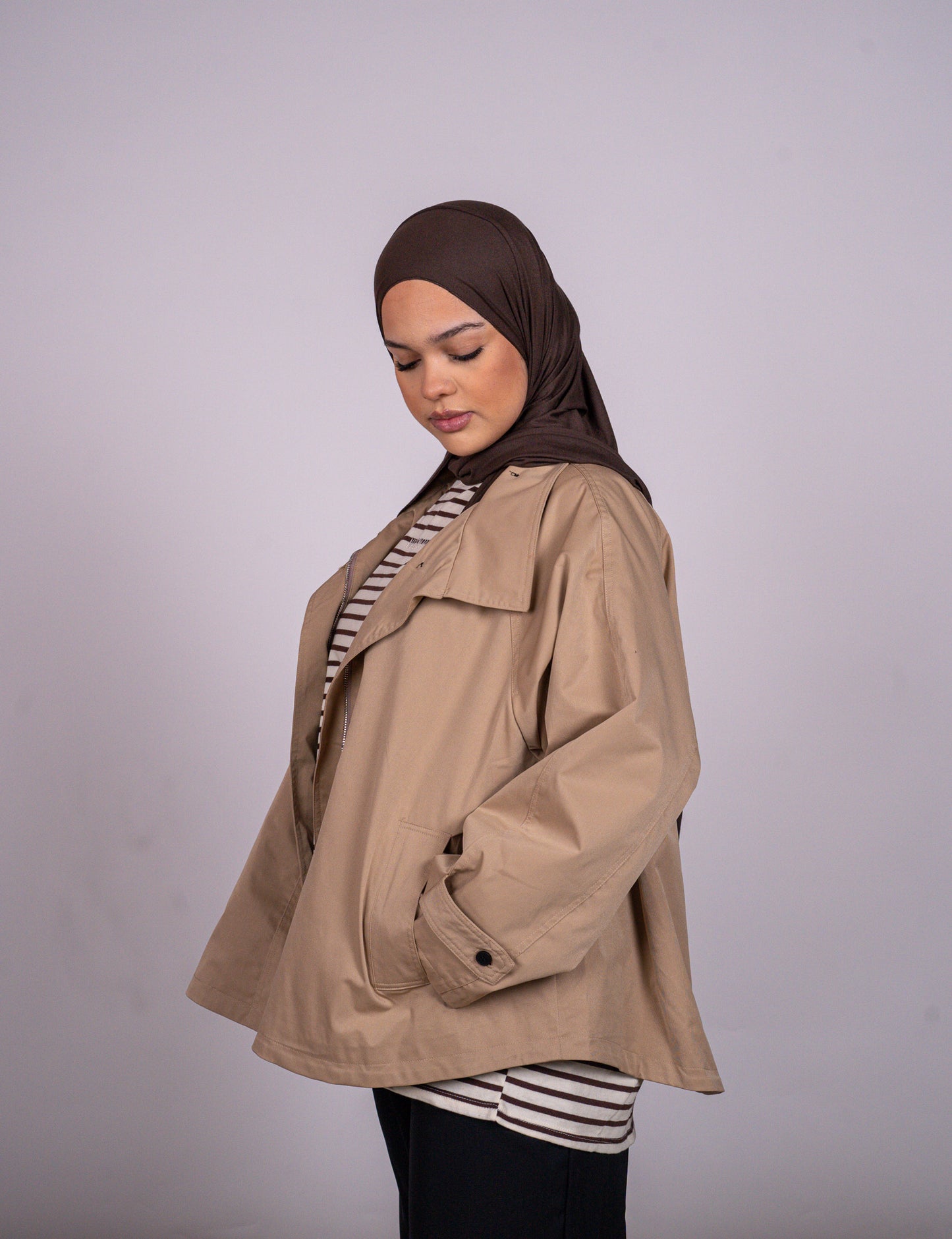 Le trench beige