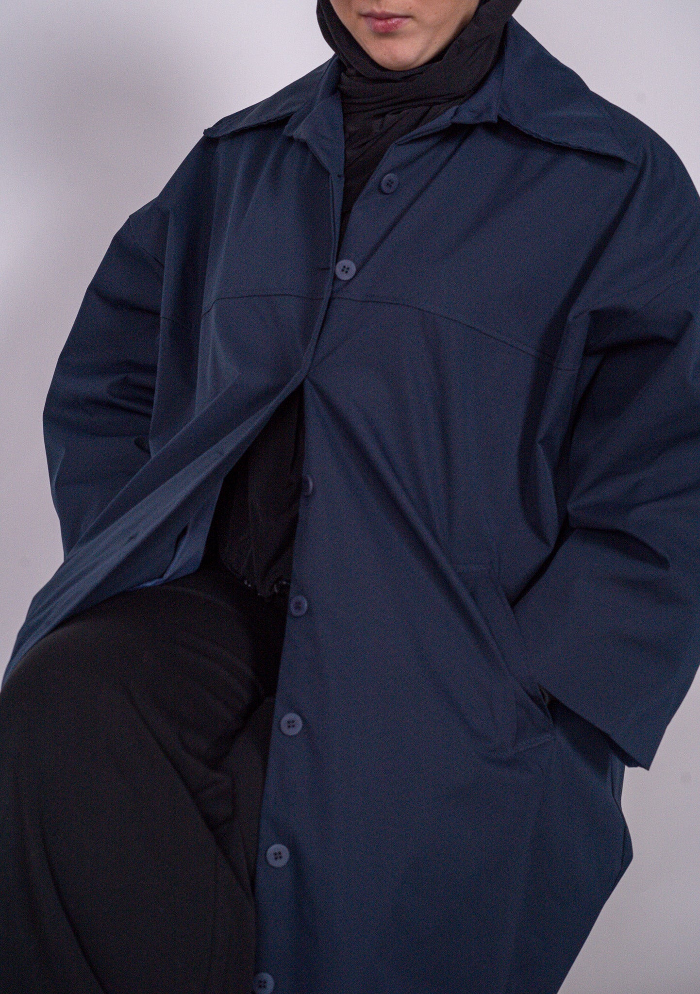 L'imperméable Bleu nuit