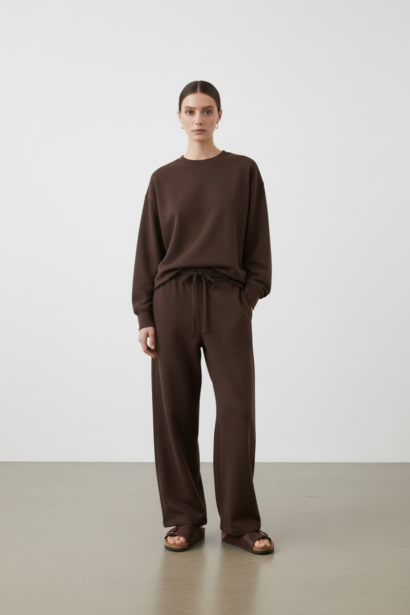 Le bas de jogging COMFY chocolat