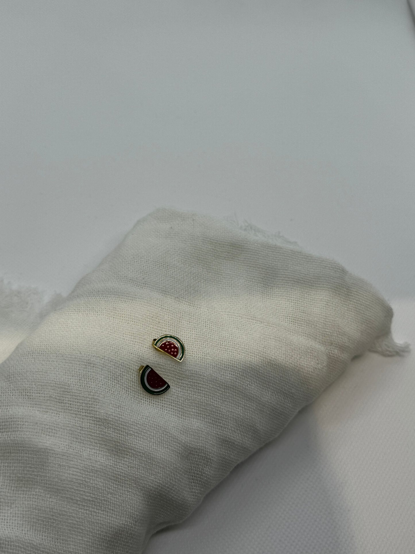 Boucles d'oreille pastèque