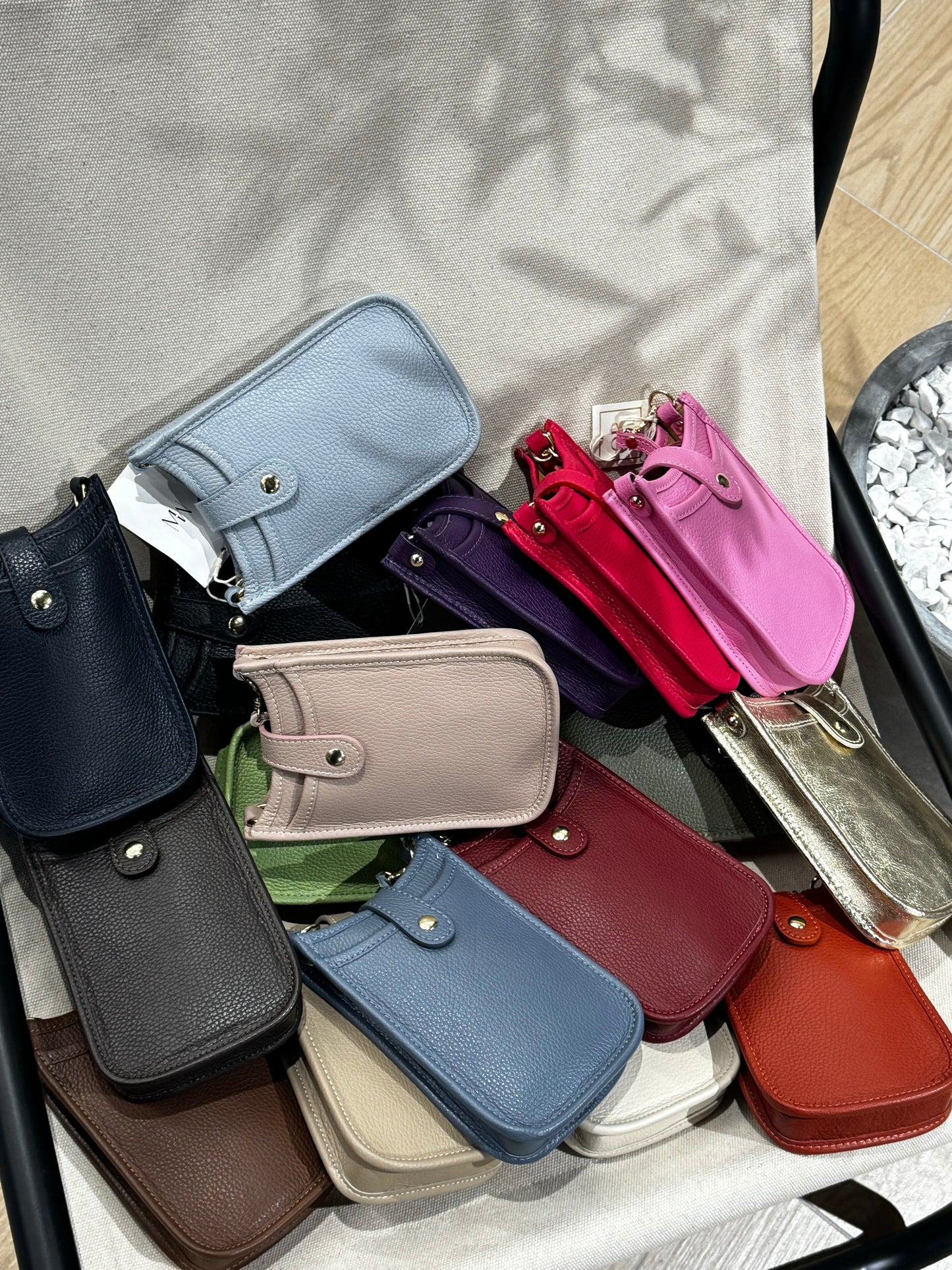Pochette en cuir
