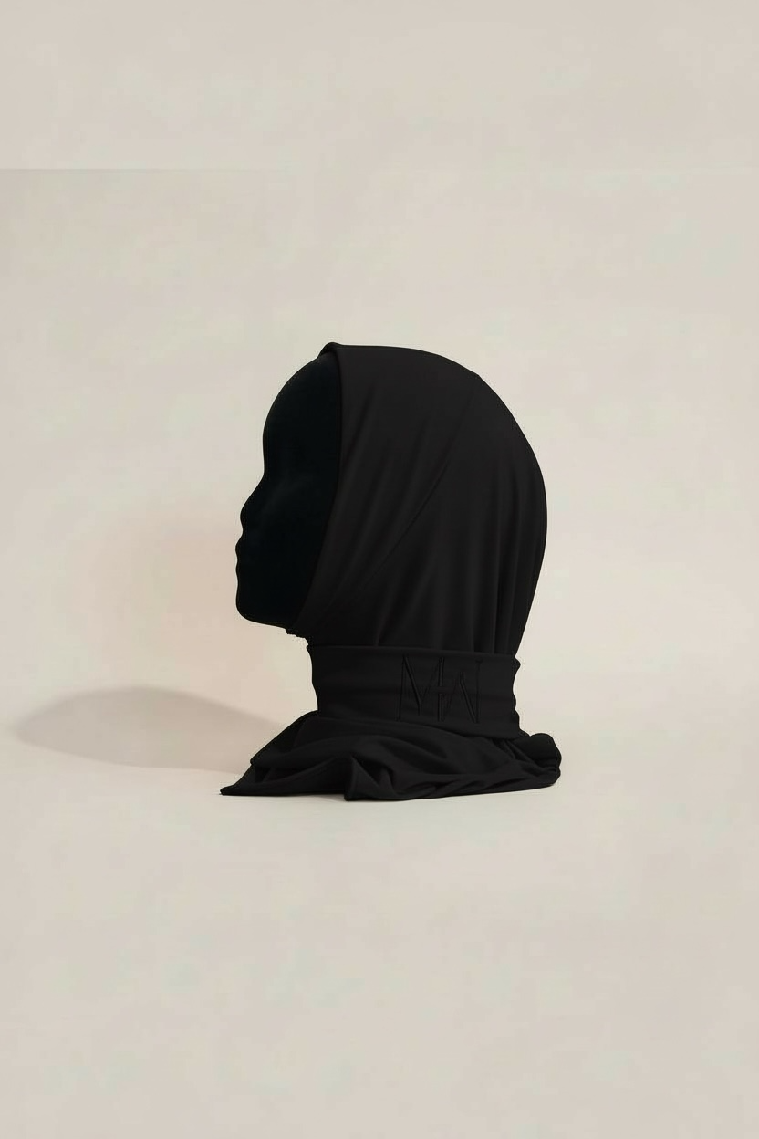 Cagoule en jersey premium Noir