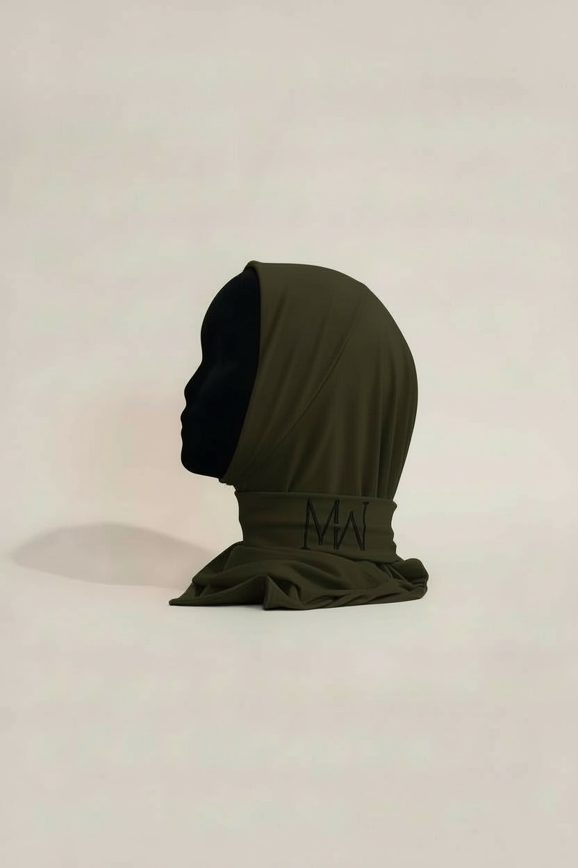 Cagoule en jersey premium kaki