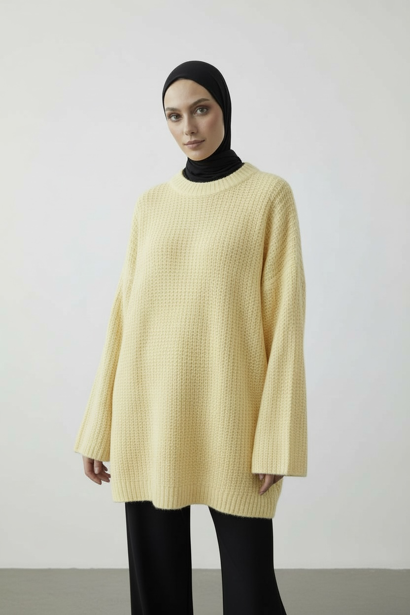Le pull jaune