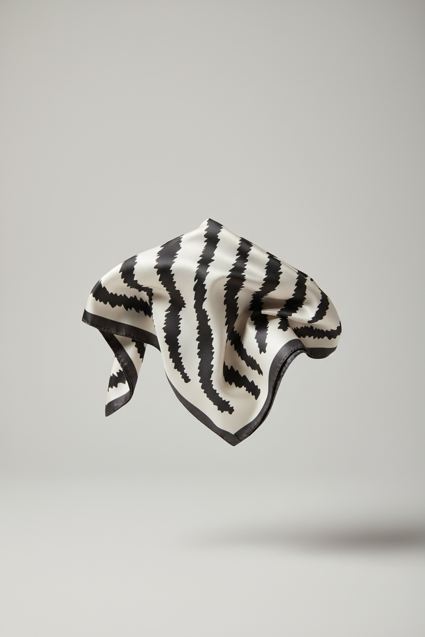 Carré de soie à motif