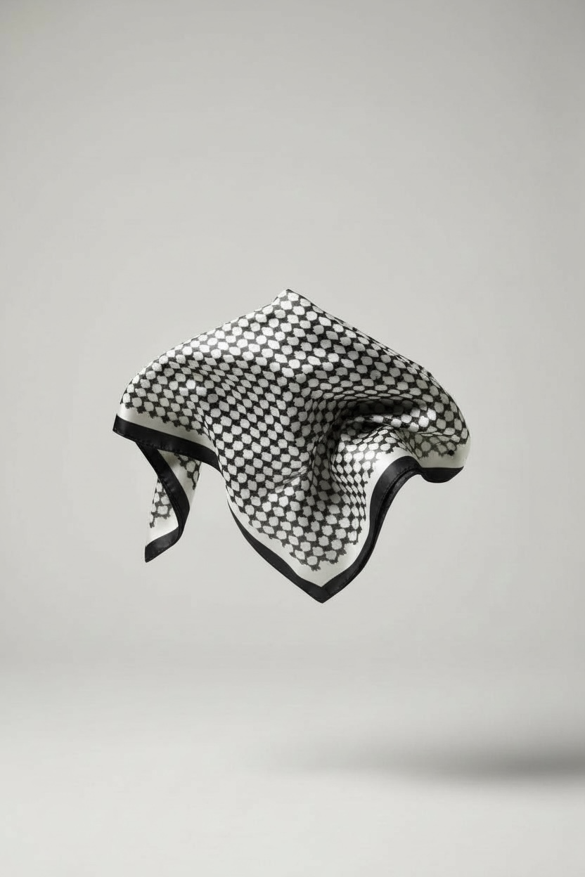 Carré de soie à motif