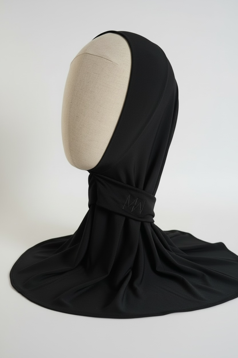 La cagoule en jersey II noir