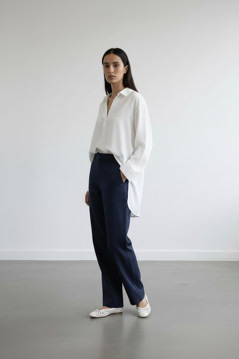 La chemise ease blanche