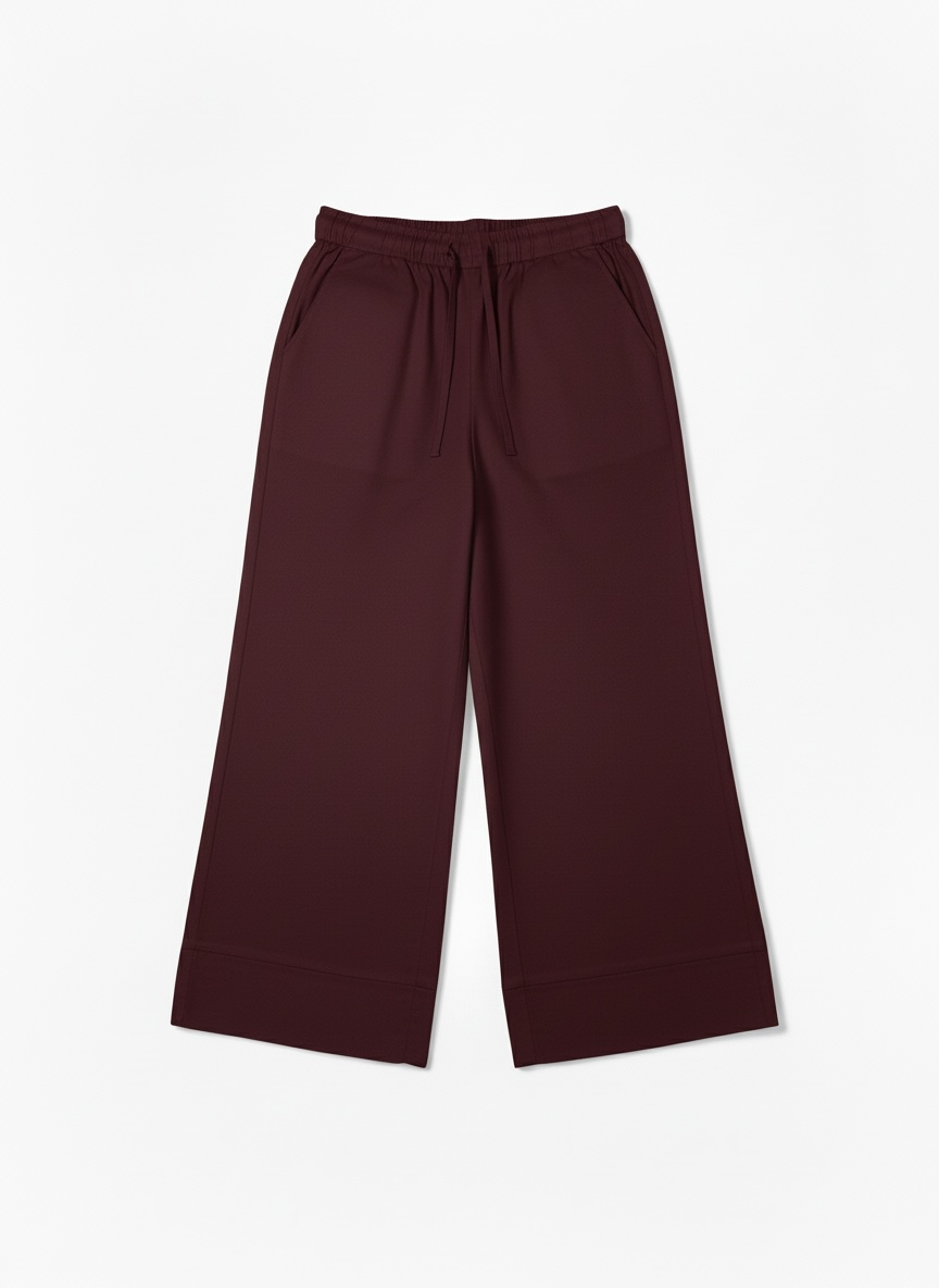 Le pantalon basique burgundy