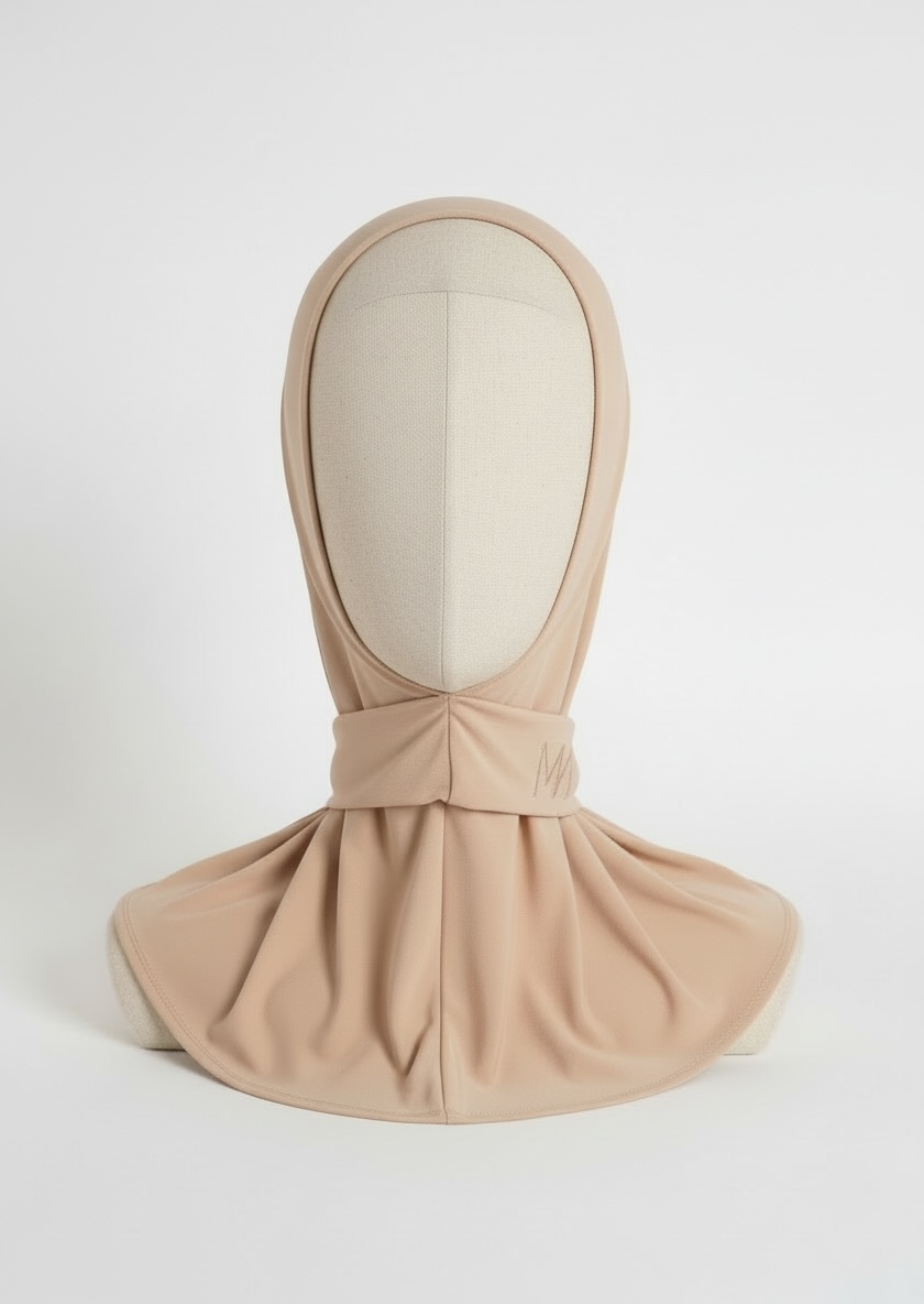 La cagoule en jersey premium beige