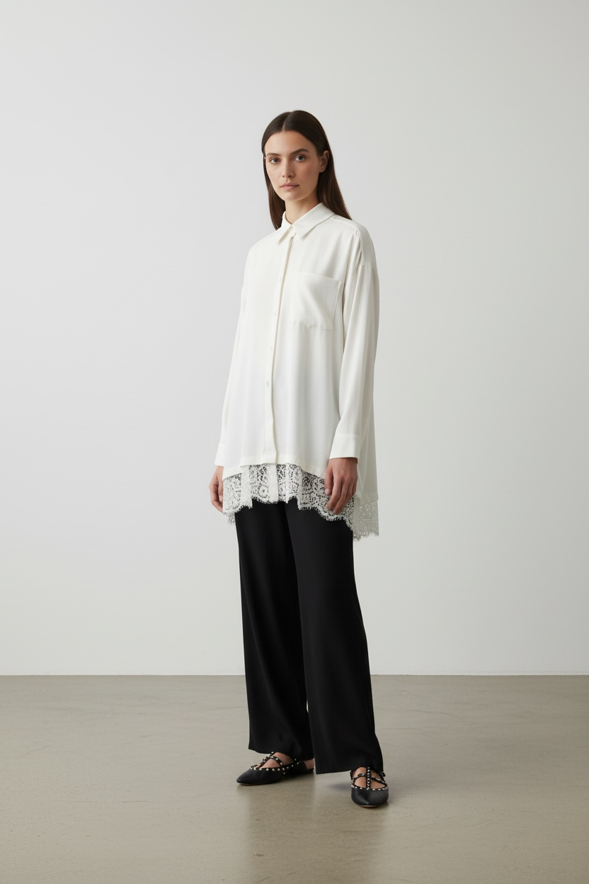 La chemise layering blanche