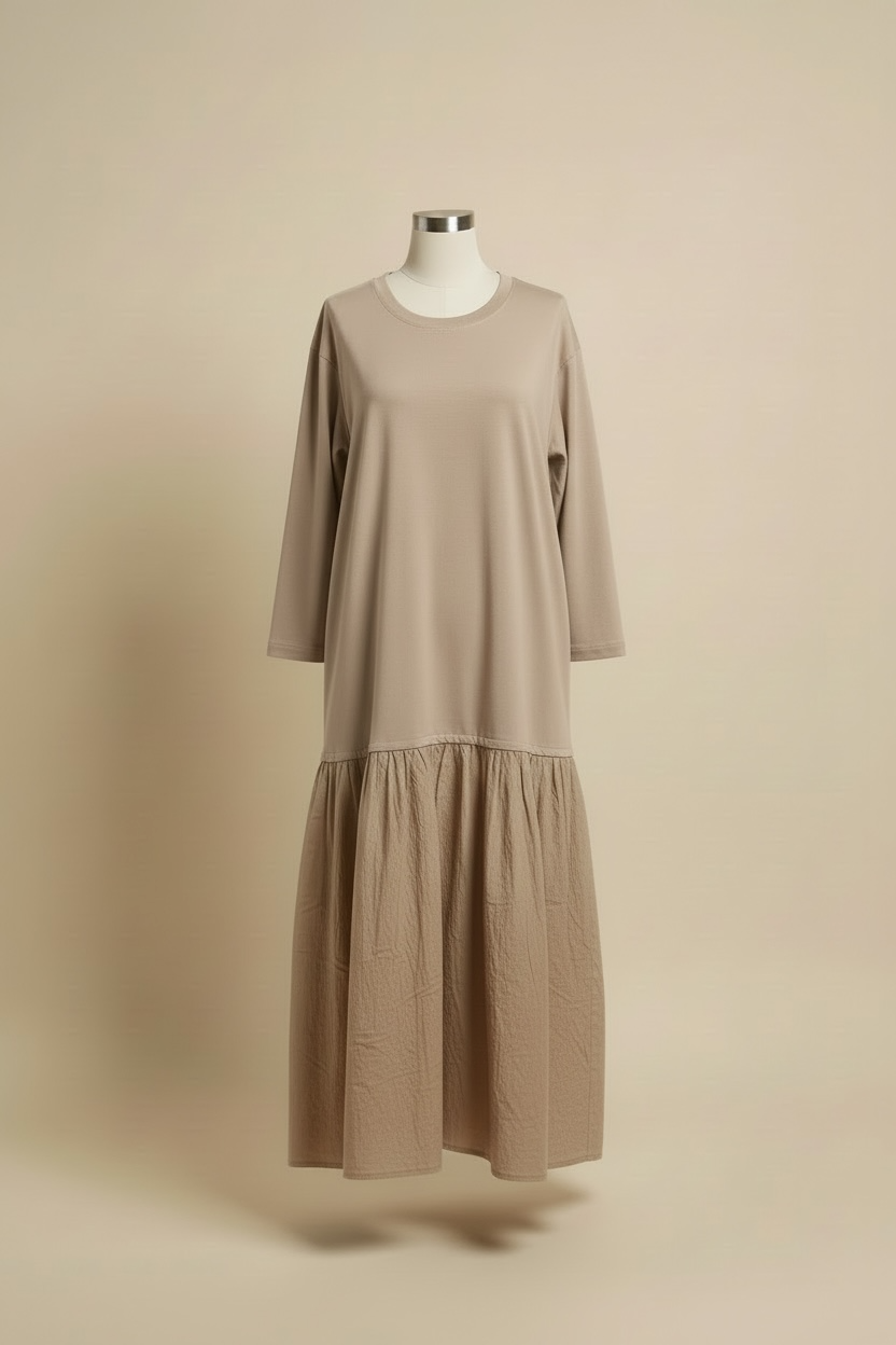 La robe Luma beige