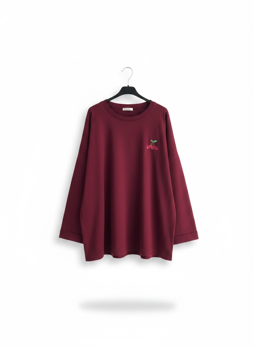 Le t shirt cherry burgundy