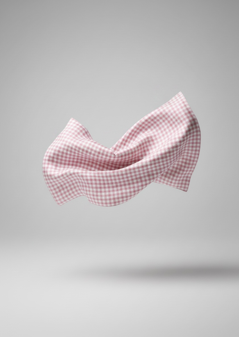 La carré vichy rose