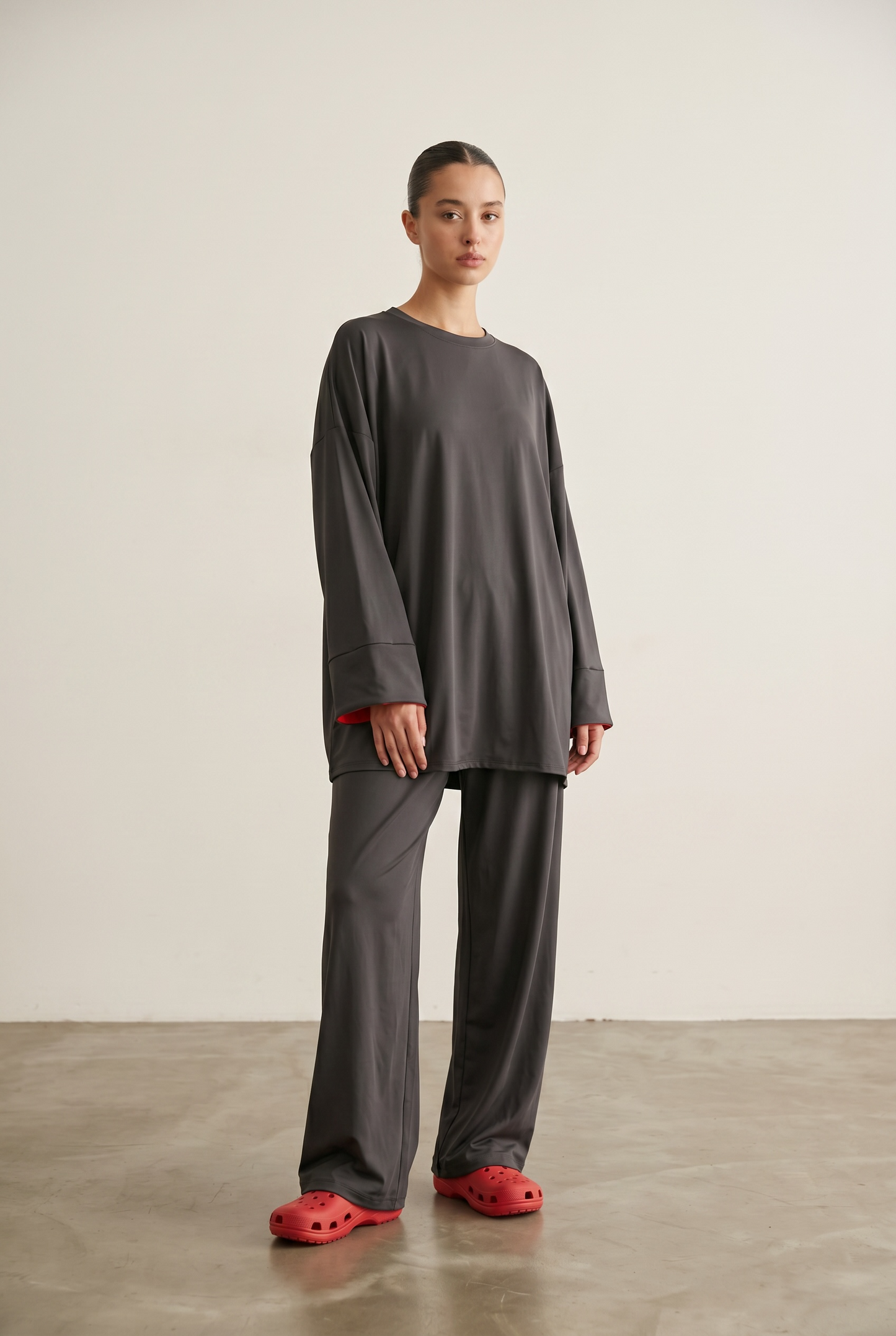 Le burkini bi color noir