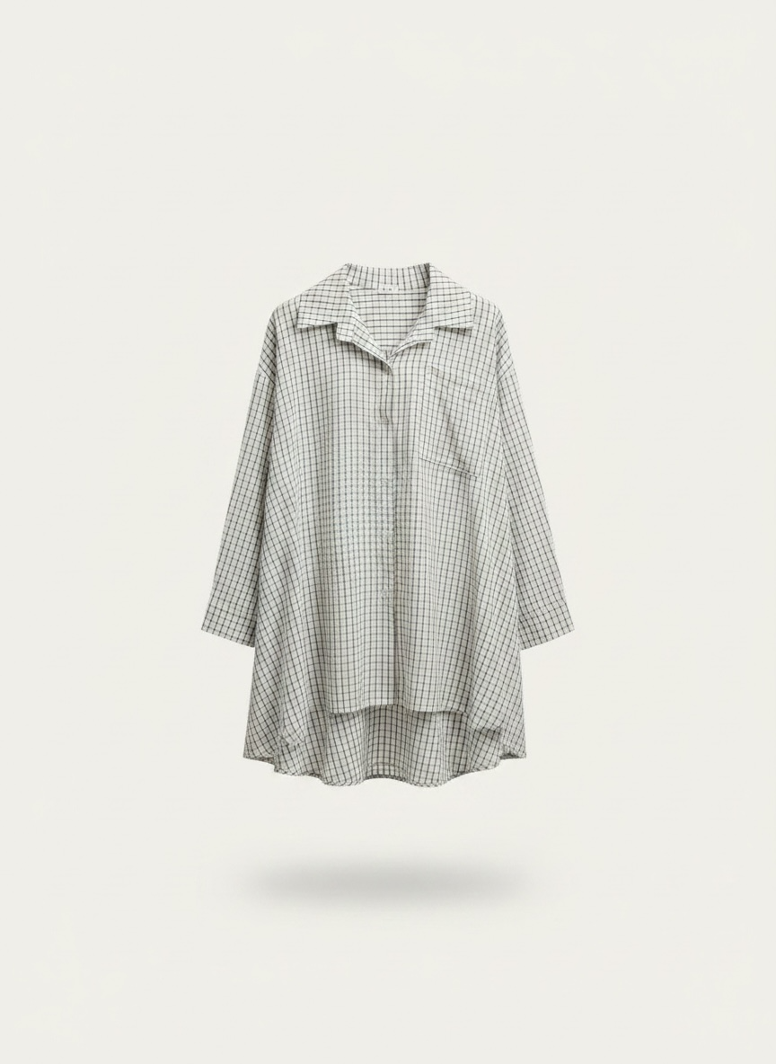 La chemise rayé blanche