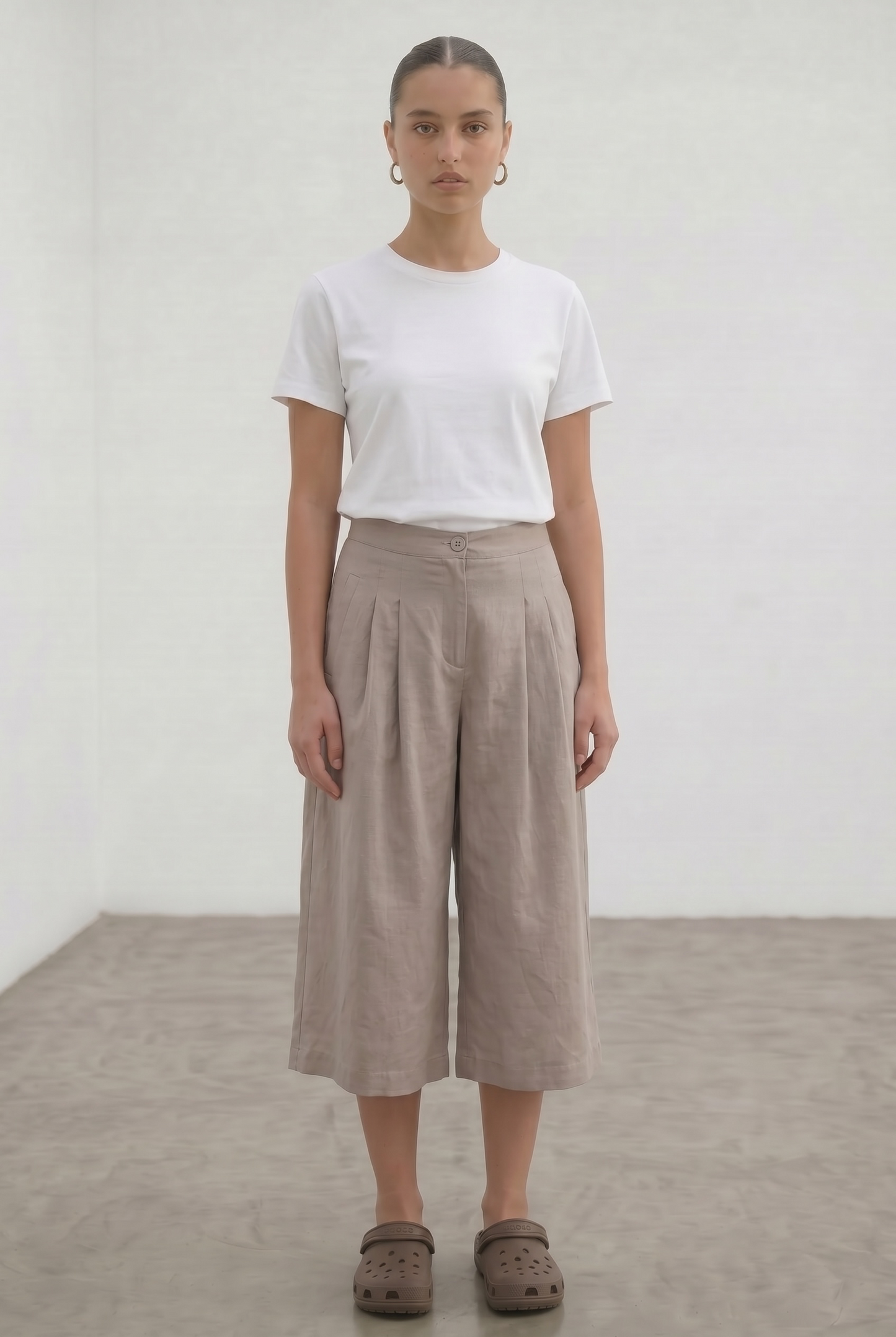 Le bermuda taupe
