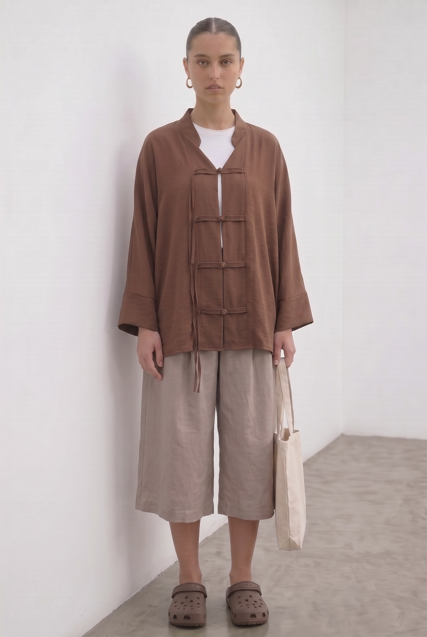 La chemise Alma chocolat