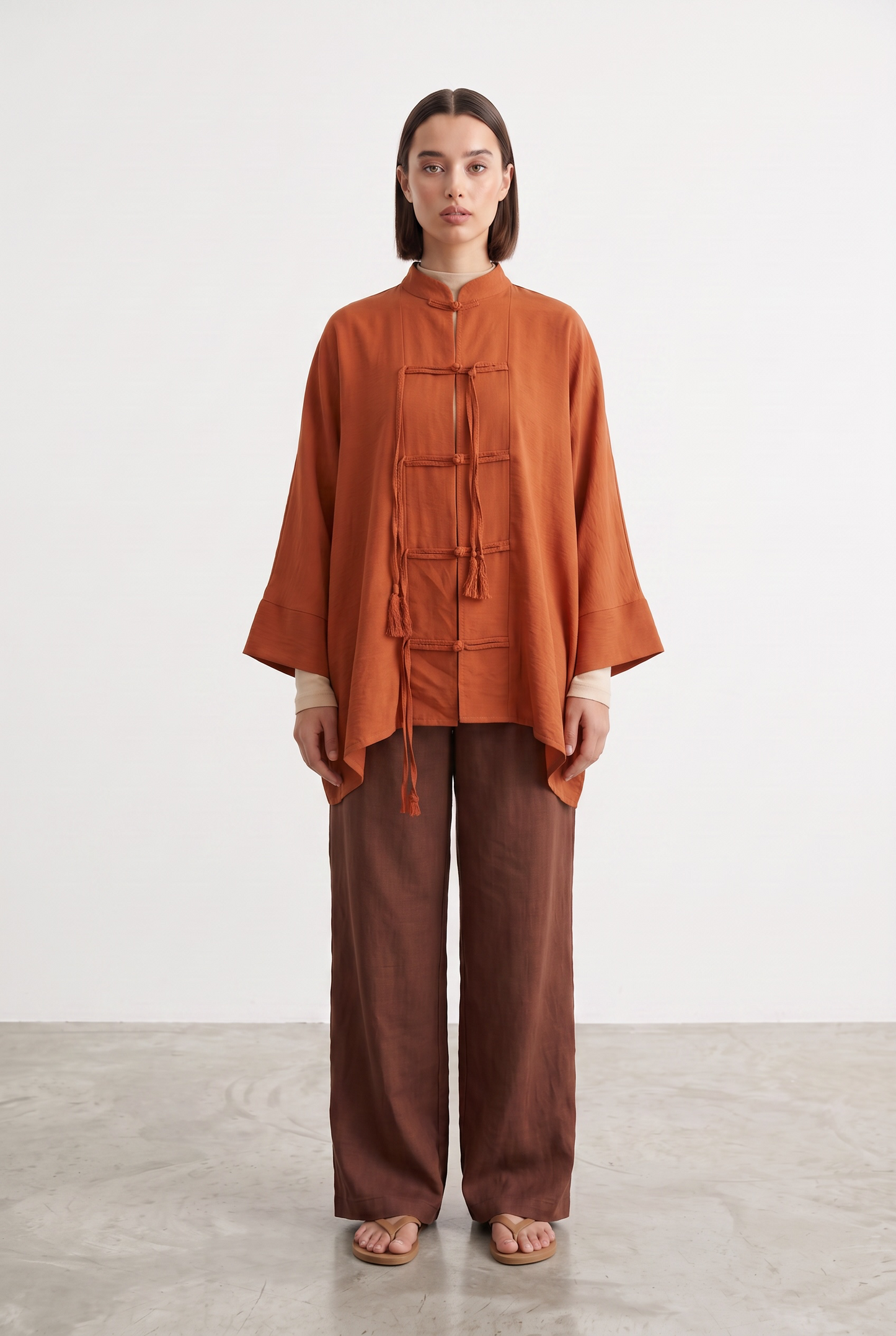 La chemise Alma terracotta
