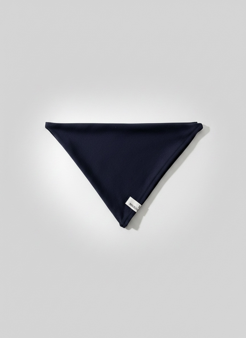 Le carré en coton marine