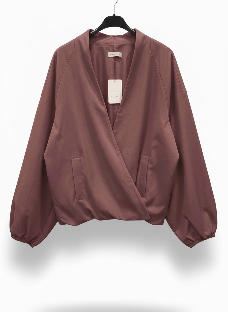 Le blouson volume prune