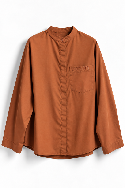 La chemise atelier terracotta