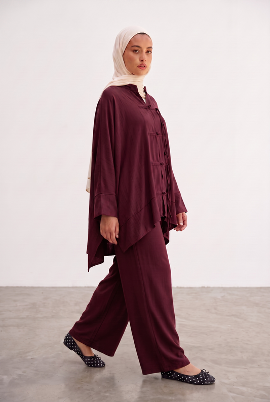 L’ensemble yumi burgundy