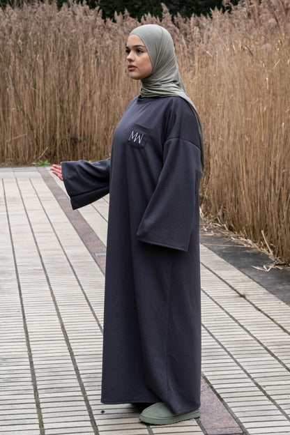 La robe gris anthracite