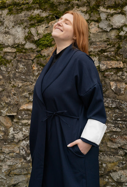 Le kimono bleu nuit