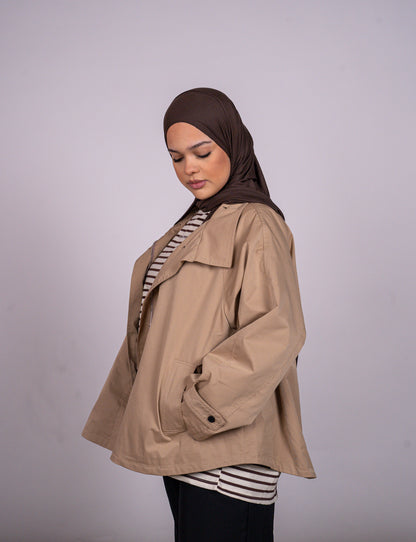 Le trench beige