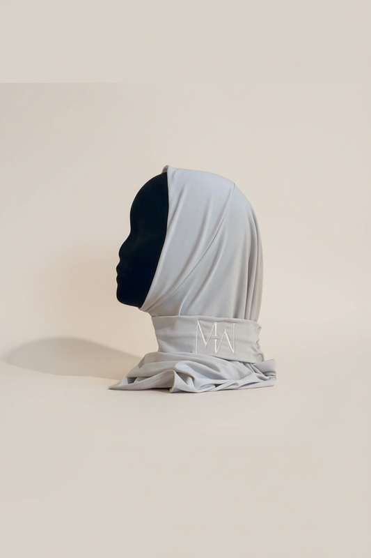 Cagoule en jersey premium gris perle