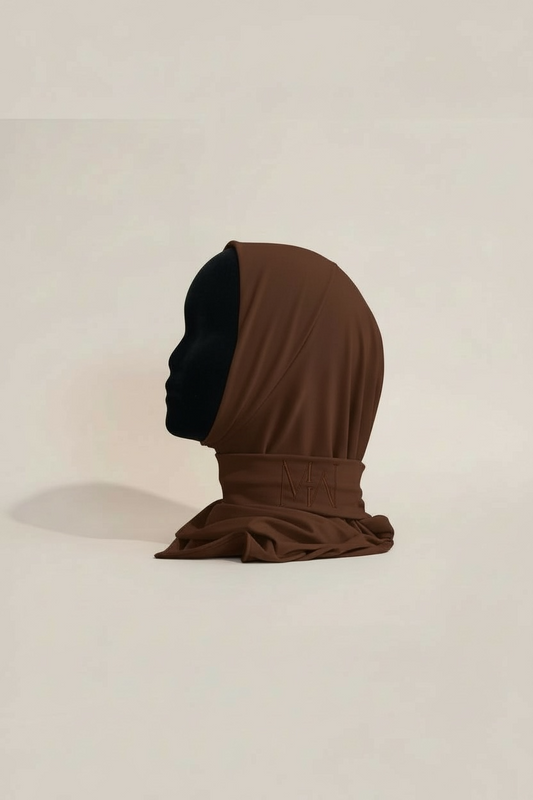 Cagoule en jersey premium brun