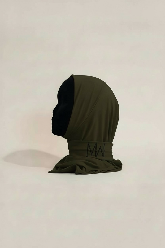 Cagoule en jersey premium kaki