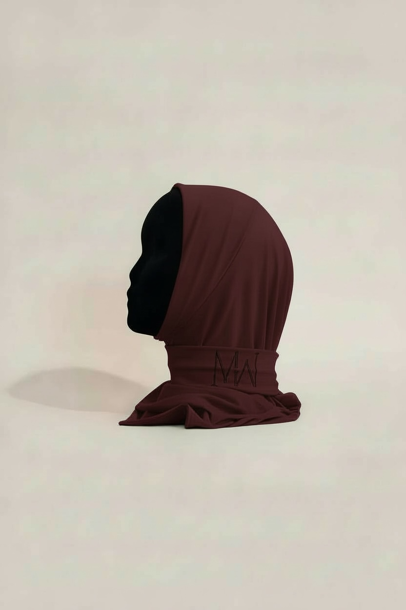 Cagoule en jersey premium burgundy