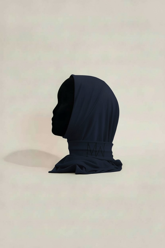 Cagoule en jersey premium bleu marine