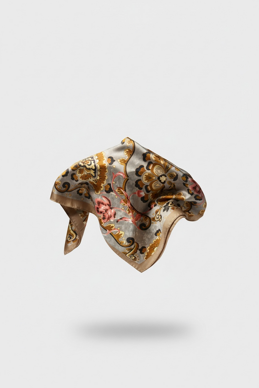 Carré de soie à motif