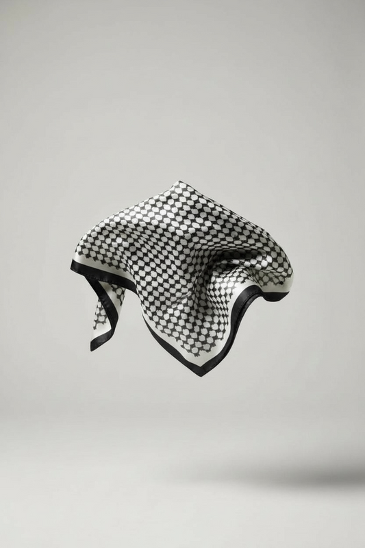 Carré de soie à motif