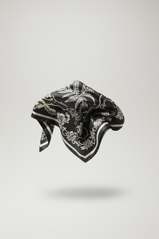 Carré de soie à motif