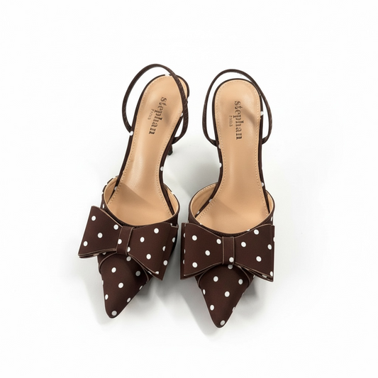 Les escarpins à pois