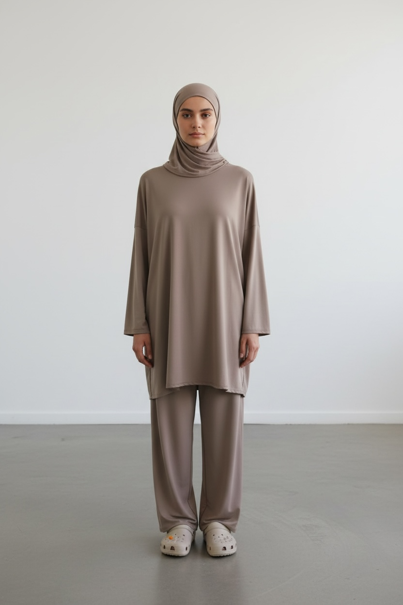 Le burkini taupe