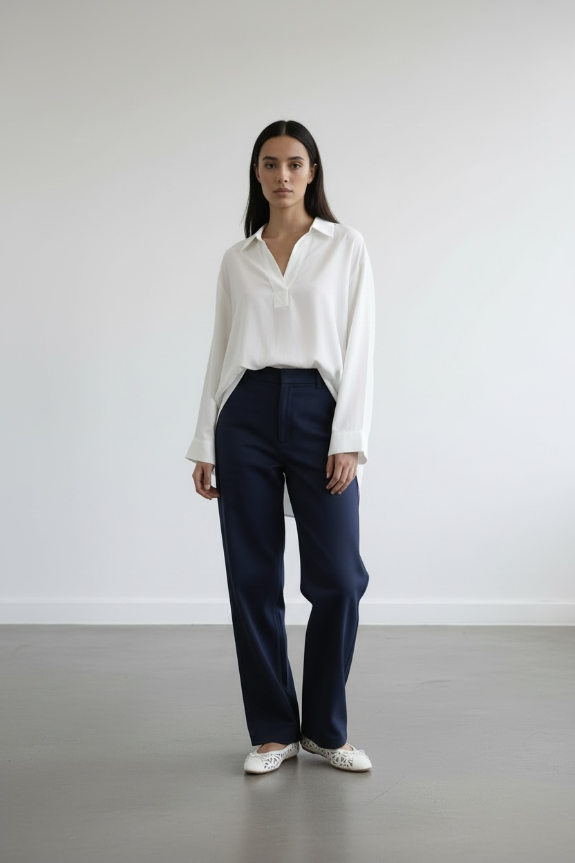 La chemise ease blanche